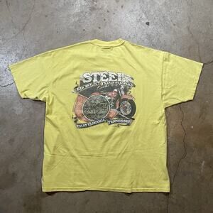 Harley Davidson USA T-Shirt 2XL Biker 2 Sided